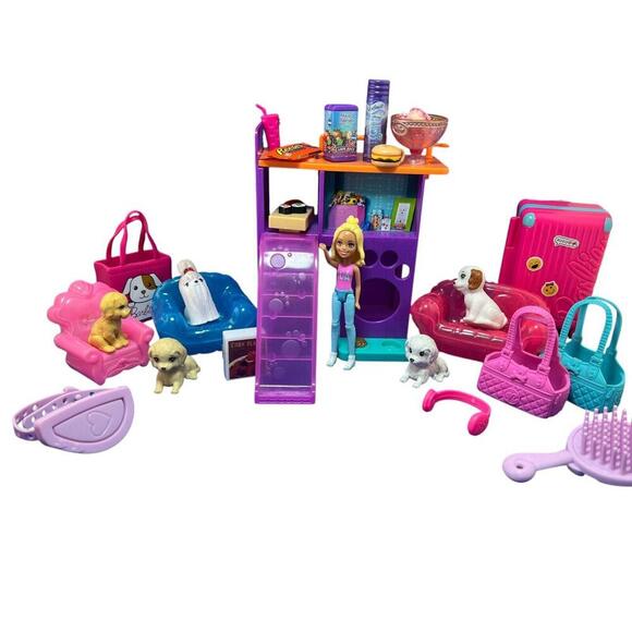 Barbie Mix Lot Team Stacie Puppies Playset Replacement Pieces - Picture 6 of 9